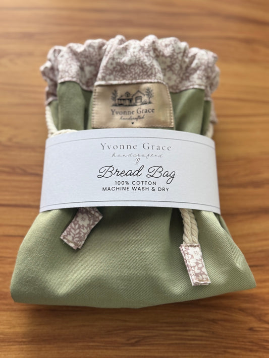 Loaf Keeper- Sage & Taupe Floral
