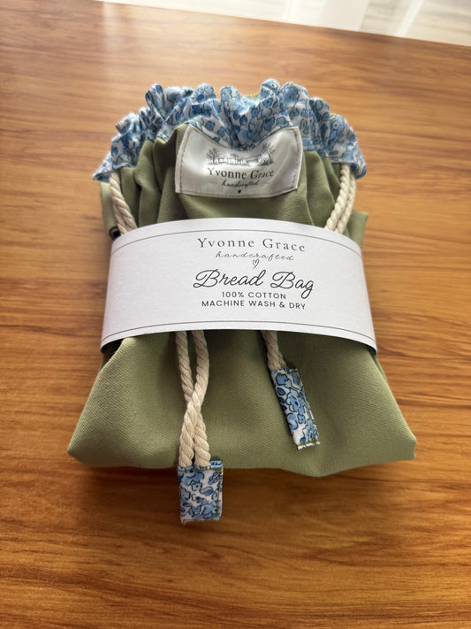 Loaf Keeper- Sage & Blue Floral
